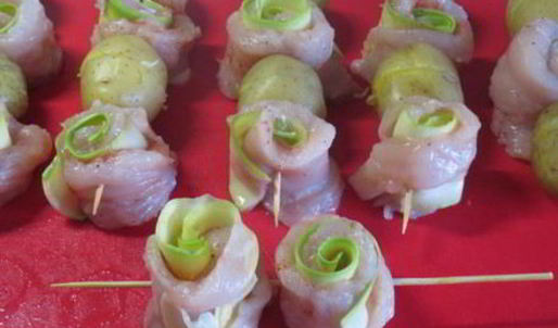 сочные куриные шашлычки