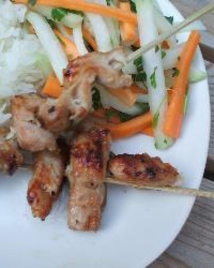 Рецепт вьетнамских шашлычков из свинины
