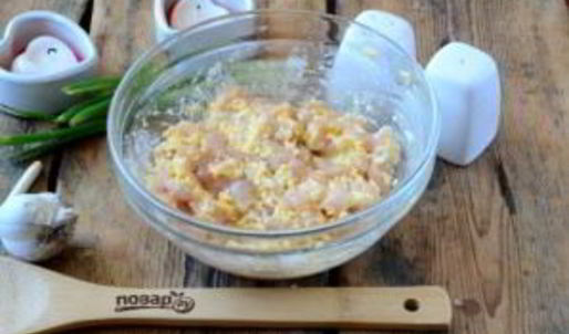 рубленые шницели из курицы с сыром