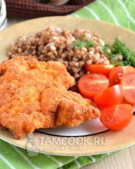 Рецепт шницеля из индейки