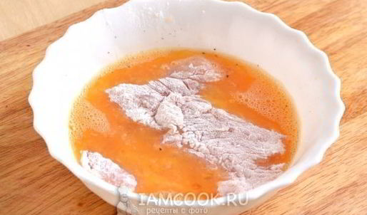 шницель из индейки