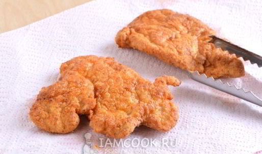 шницель из индейки