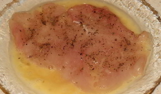 шницель из куриной грудки