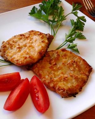Шницель из свинины в духовке