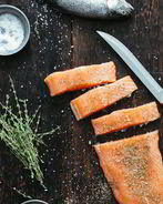 Сочный стейк из горбуши