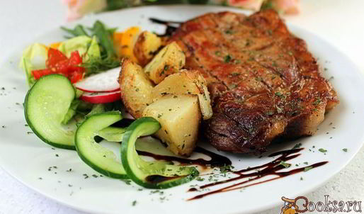 стейк гриль из свиной корейки
