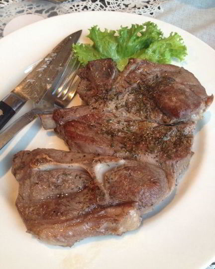 Рецепт стейк из баранины