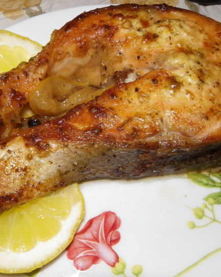 Рецепт стейка из форели