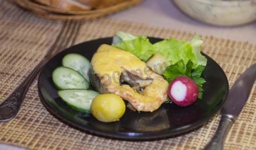 стейк из горбуши в духовке