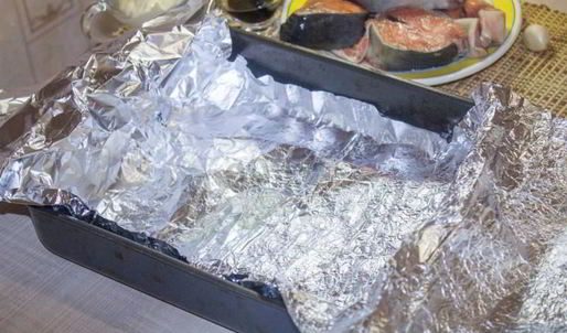 стейк из горбуши в духовке