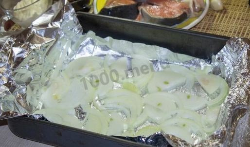 стейк из горбуши в духовке