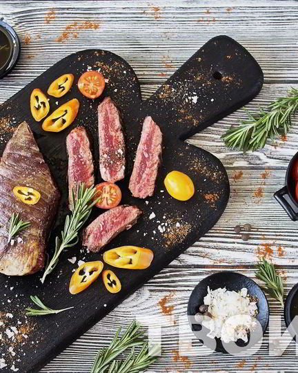 Рецепт стейка из говядины на сковороде