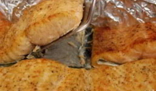 стейк из лосося в духовке