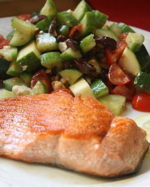 Стейк из лосося