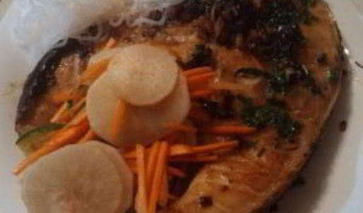 стейк из сибаса