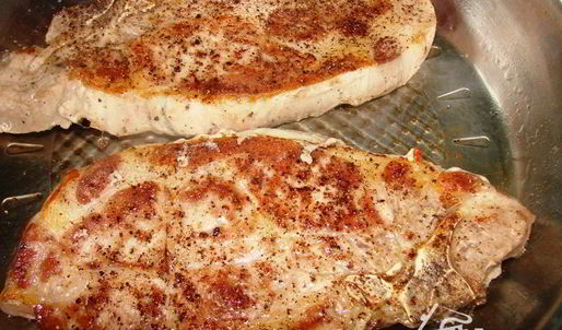 стейк свиной на косточке