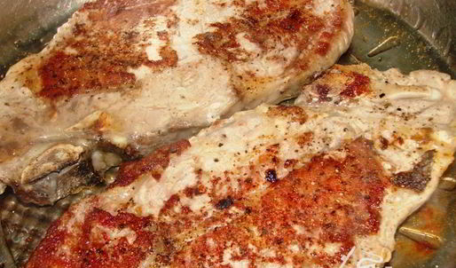 стейк свиной на косточке