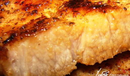 стейк свиной на косточке