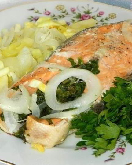 Рецепт стейков из кижуч