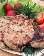 Стейки из свинины на гриле