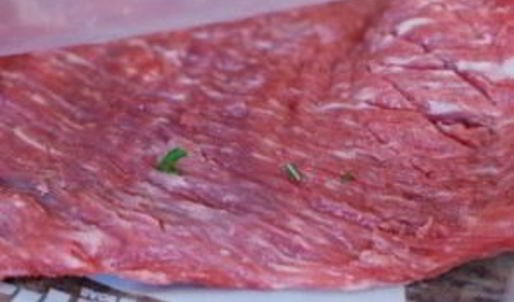 стейки в зеленом маринаде