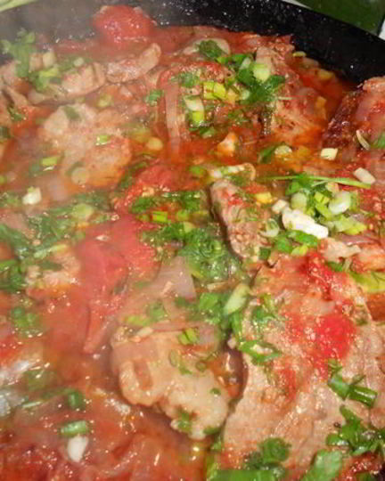 Рецепт свиных стейков в восточном стиле