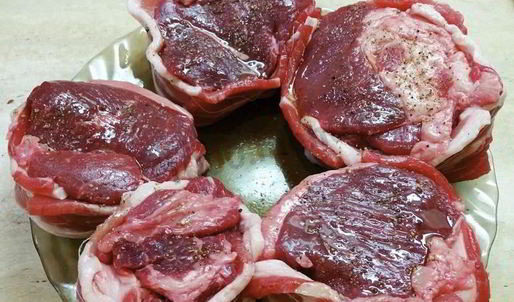 вкуснейший стейк из говядины на электрогриле