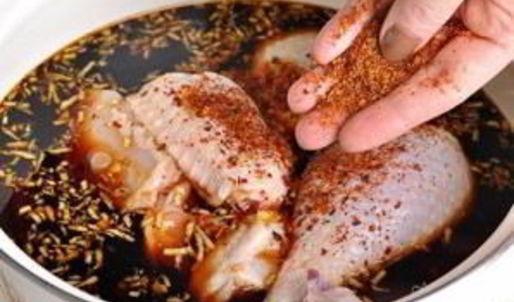 стеклянная лапша с курицей и овощами