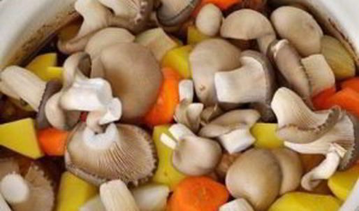 стеклянная лапша с курицей и овощами