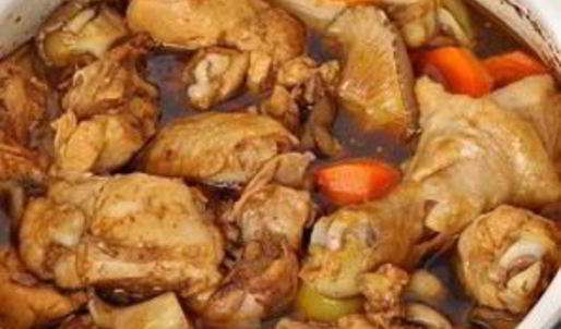 стеклянная лапша с курицей и овощами