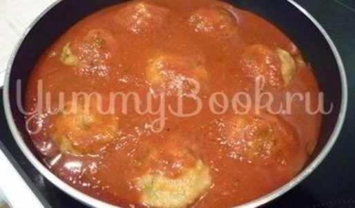 чесночные тефтели с морковью в остром соусе