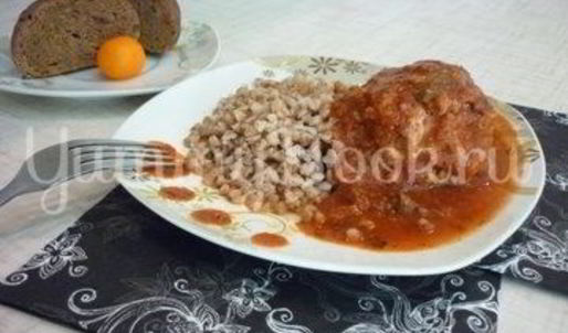 чесночные тефтели с морковью в остром соусе