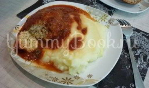 чесночные тефтели с морковью в остром соусе