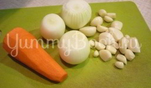 чесночные тефтели с морковью в остром соусе