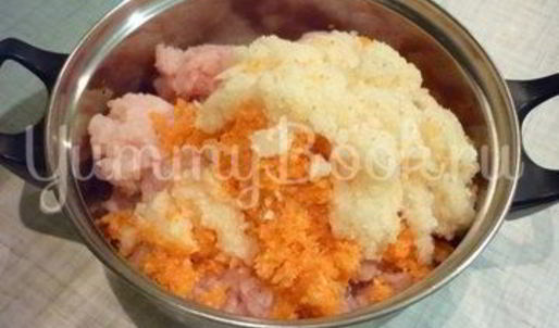 чесночные тефтели с морковью в остром соусе