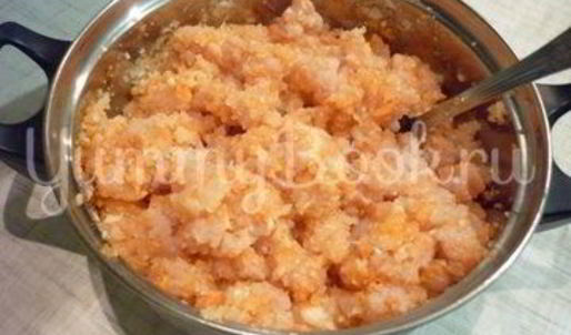 чесночные тефтели с морковью в остром соусе