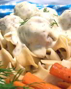 Датские тефтели в сметанной подливке