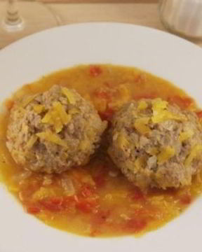 Диетические тефтели из говядины