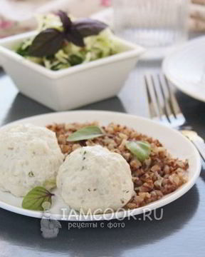 Куриные тефтели на пару в мультиварке