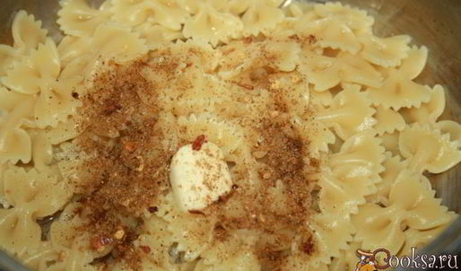 мясные тефтели с фарфалле