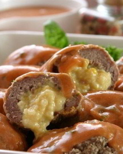Рецепт мясных тефтелей с сыром