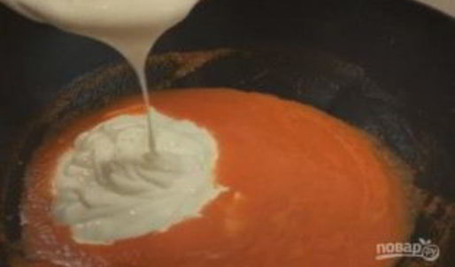 очень нежные тефтели в томатно-сметанном соусе