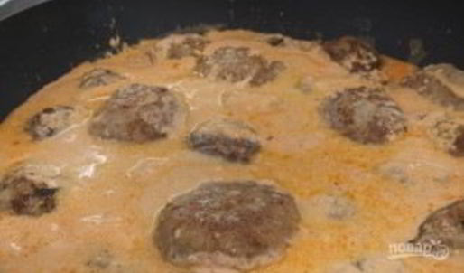 очень нежные тефтели в томатно-сметанном соусе