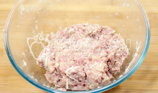 рождественский венок из тефтелей