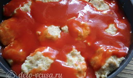 тефтели из индейки с рисом