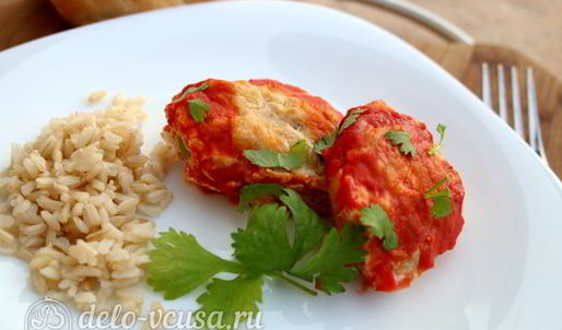 тефтели из индейки с рисом