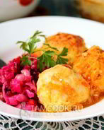 Тефтели из куриного фарша с рисом в духовке