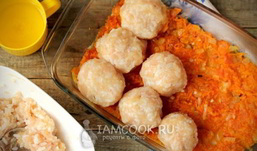 тефтели из куриного фарша с рисом в духовке