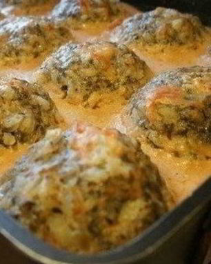 Тефтели из мясного фарша с грибами