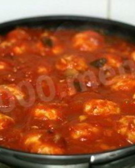 Рецепт тефтелей куриных с рисом в томатном соусе